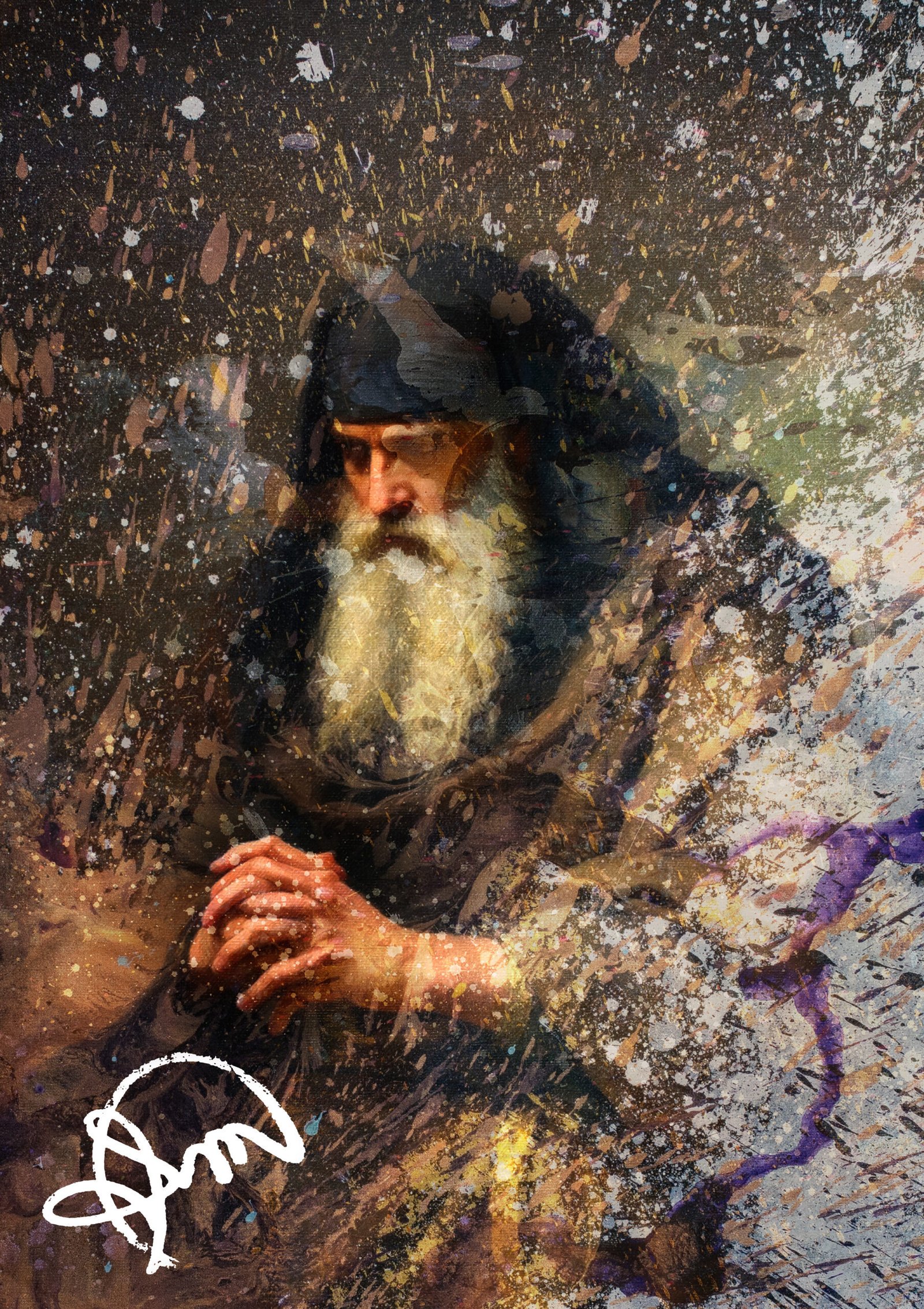 O Ancião em Reflexão